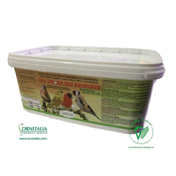 NO PROBLEM indigeni - vlhka vaječná zmes pre stehliky,čížiky a ostatne zrnožravé vtáky 2 kg